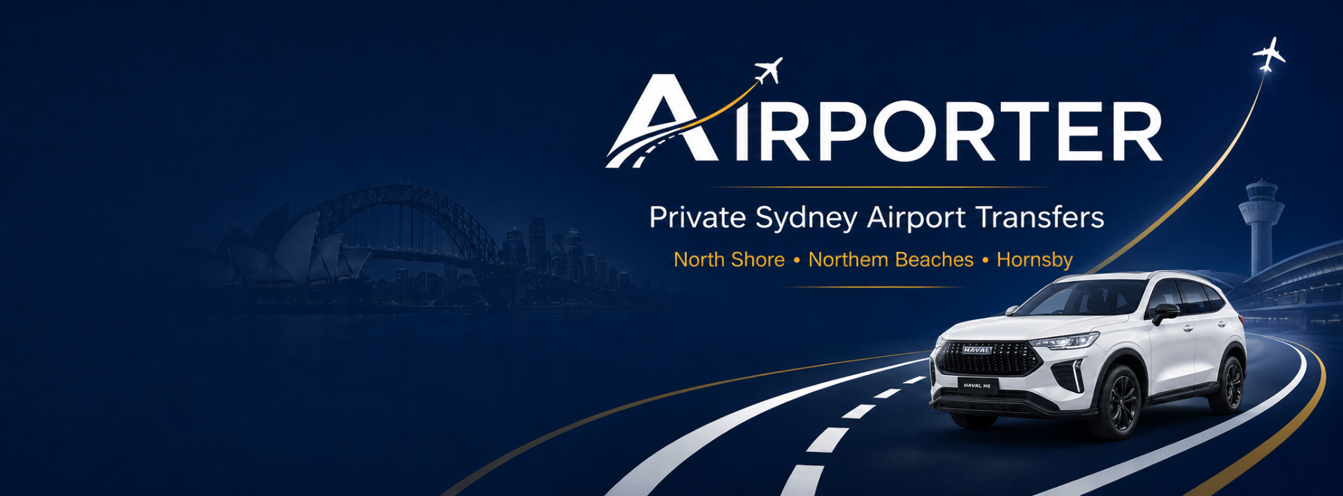 Airporter private Sydney Airport transfer vehicle